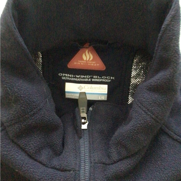 Columbia Omni-Wind Navy Windproof Jacket - Picture 3 of 8